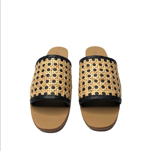 St. Agni | Hennie Rattan Slides Black EU 40 - Picture 2 of 7